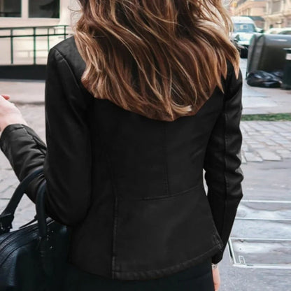 Douwriet | Dames Bikerjas | Zippered Slim Fit