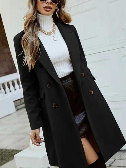 Fayth | Elegante Lange Trenchcoat