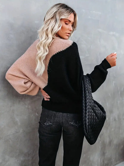 Posie | Elegante Kleurblok Trui