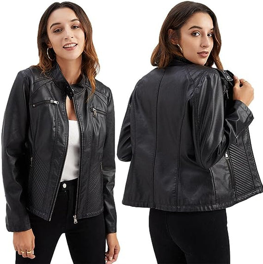 Elvinia | Moderne Dames Bikerjack