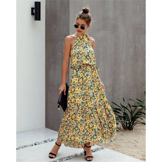 Dames Ibiza Kleurrijke Jurk | Bloemenprint
