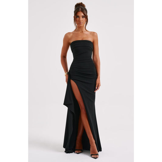 Betjanneke | Dames Avondjurk | Strapless Hoge Splits