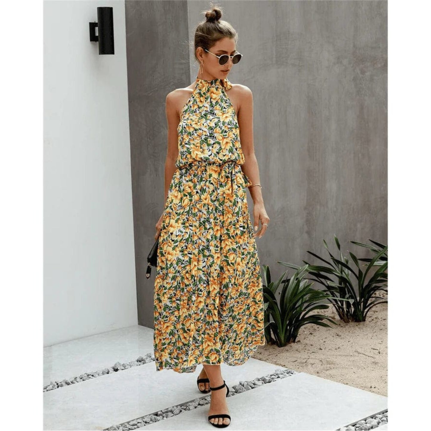 Dames Ibiza Kleurrijke Jurk | Bloemenprint