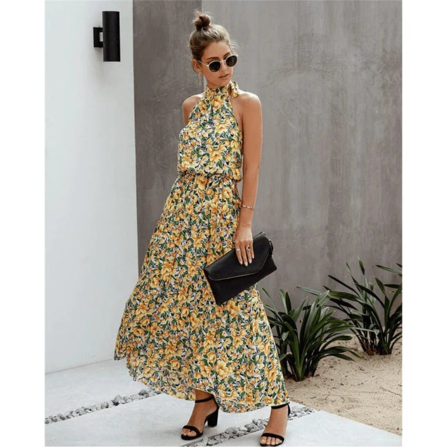 Dames Ibiza Kleurrijke Jurk | Bloemenprint