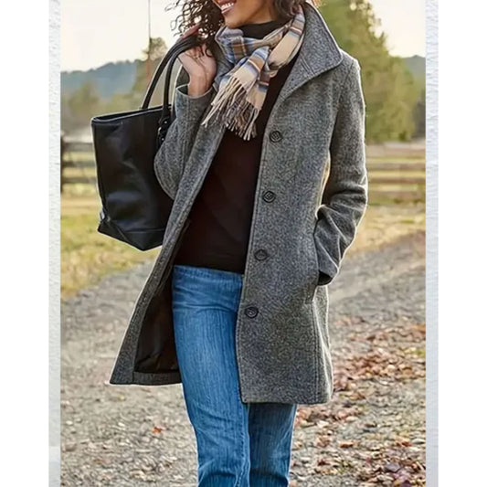 Edelijse | Dames Winterjas | Knoopsluiting
