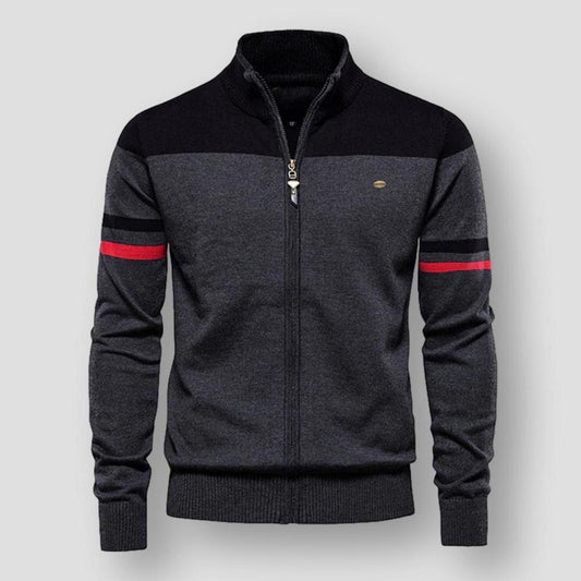Heren Zip-Up Jas | Retro Stijl
