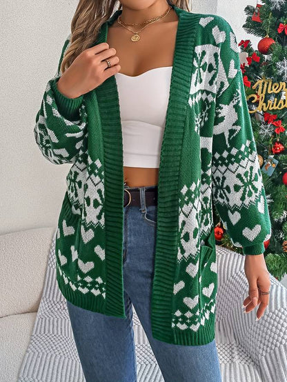 Chelsea | Kerstpatroon Gebreid Vest