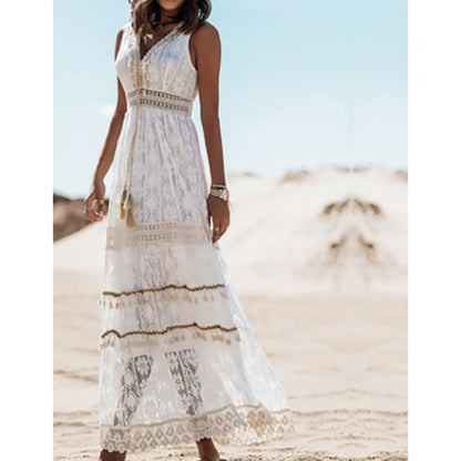 Dames Boho Jurk | Maxi