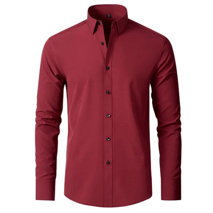 Jerrick | Kreukvrij Langsleeve Shirt