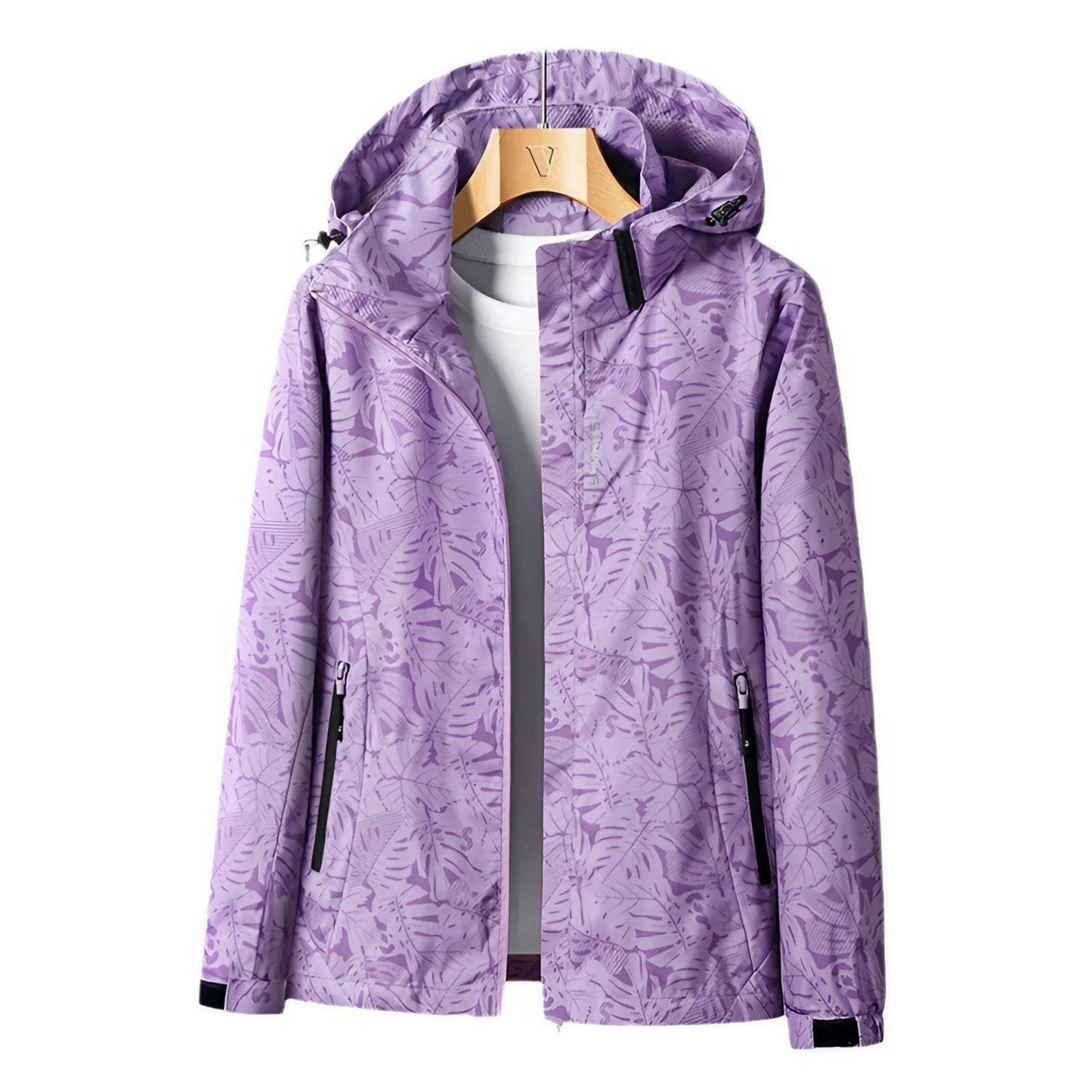 Bergitha | Dames Hooded Jacket | Patroon Outdoor
