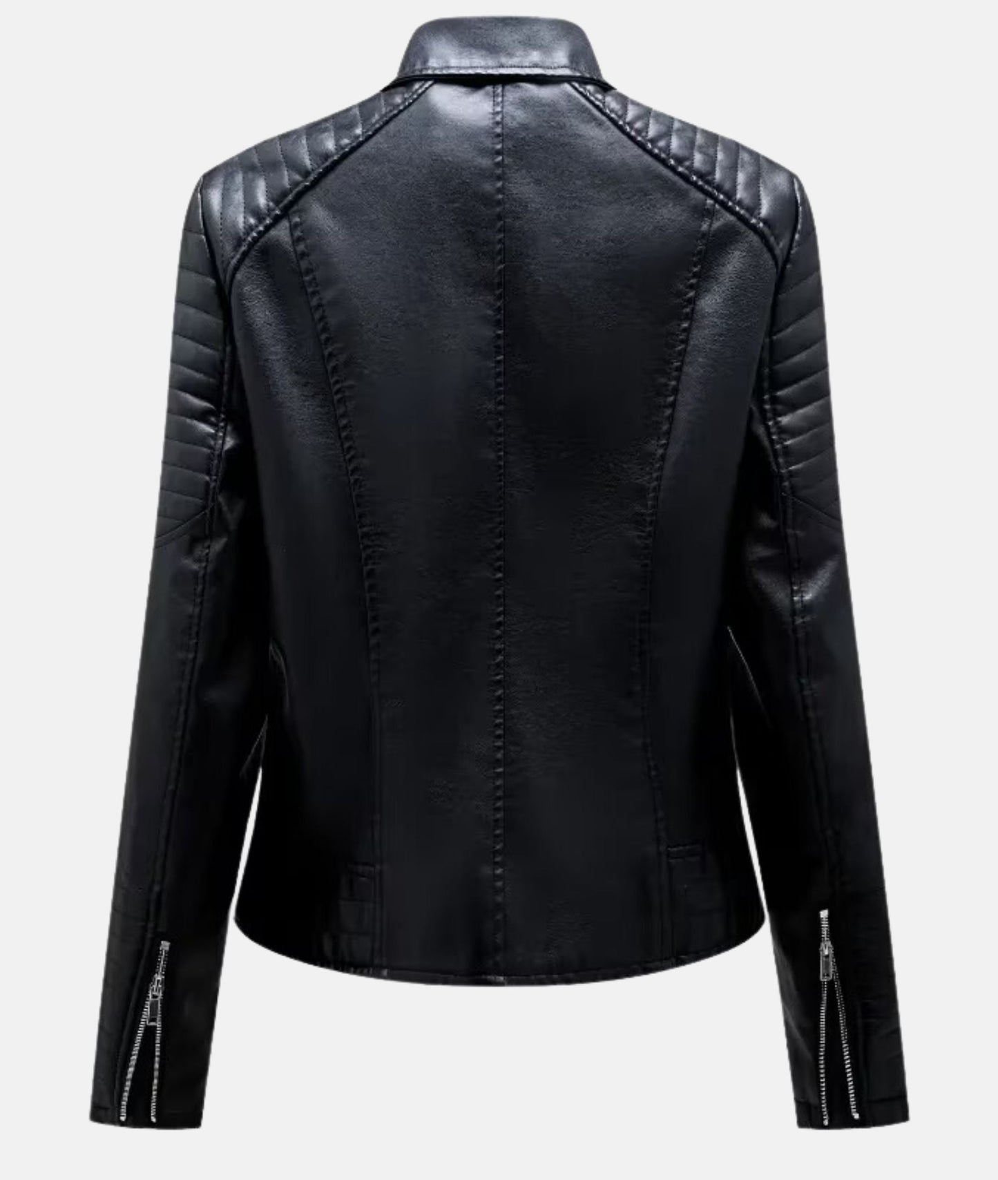 Joline | Trendy Bikerjas met Ritsen