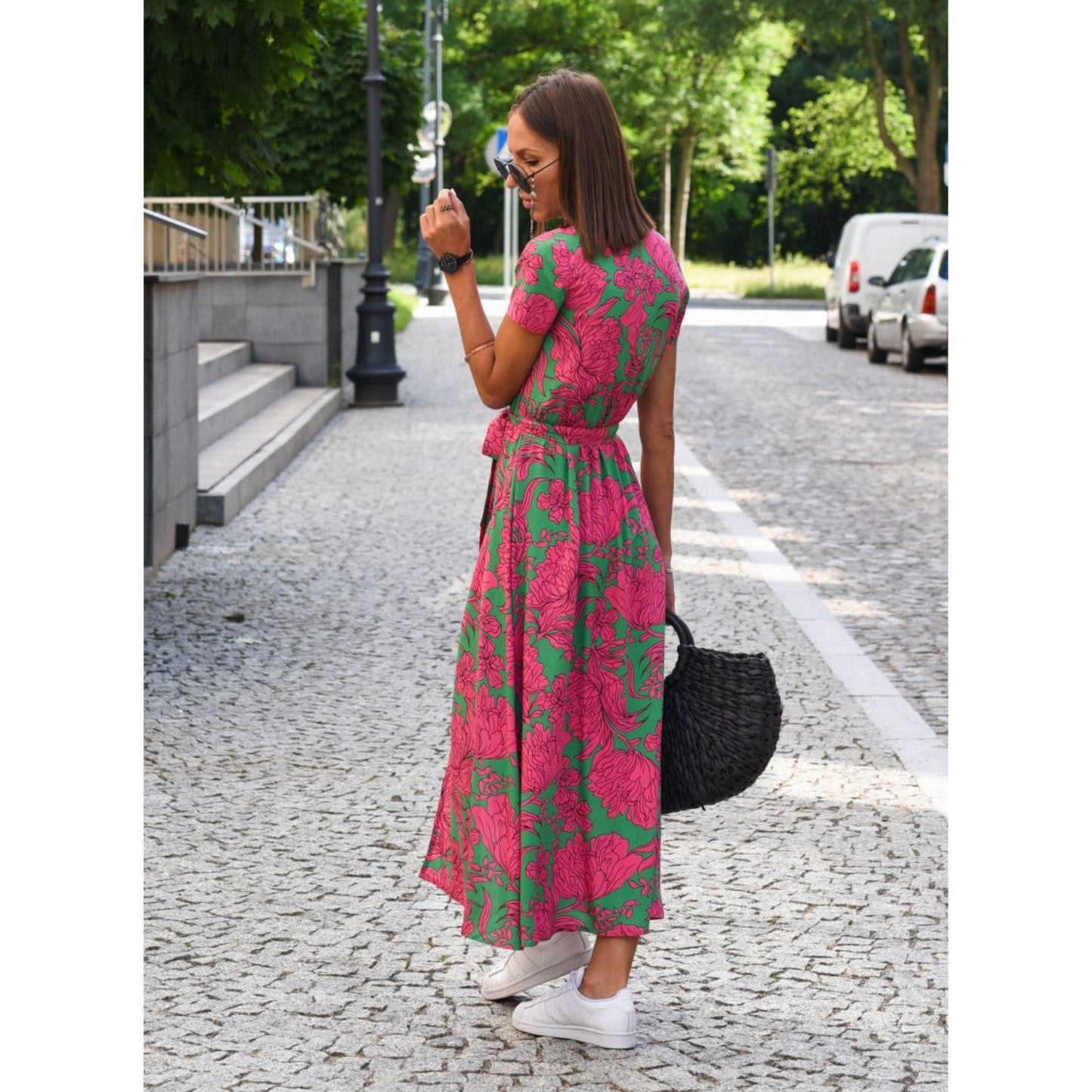 Dames Korte Mouwen Jurk | Comfortabel