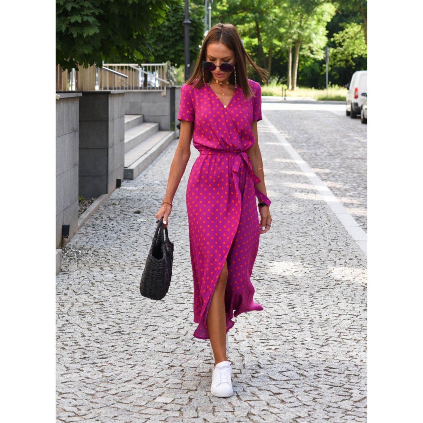 Dames Korte Mouwen Jurk | Comfortabel
