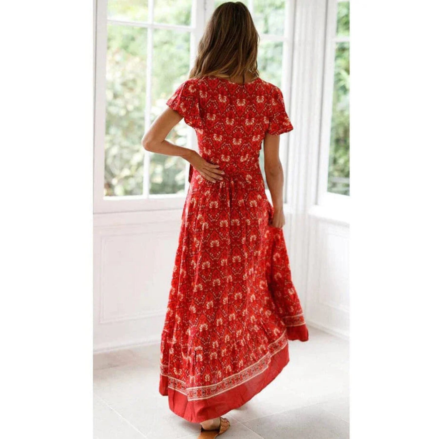 Dames Ibiza Maxi Jurk | Split