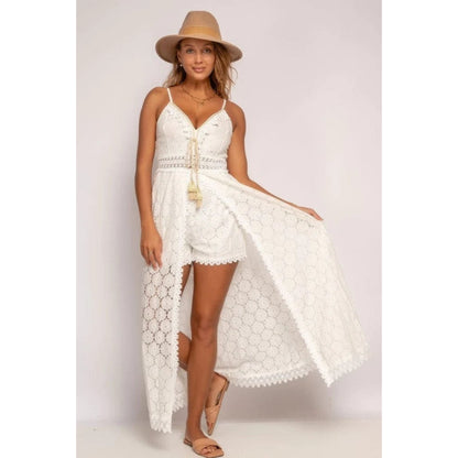 Dames Ibiza Chic Jurk | Wit