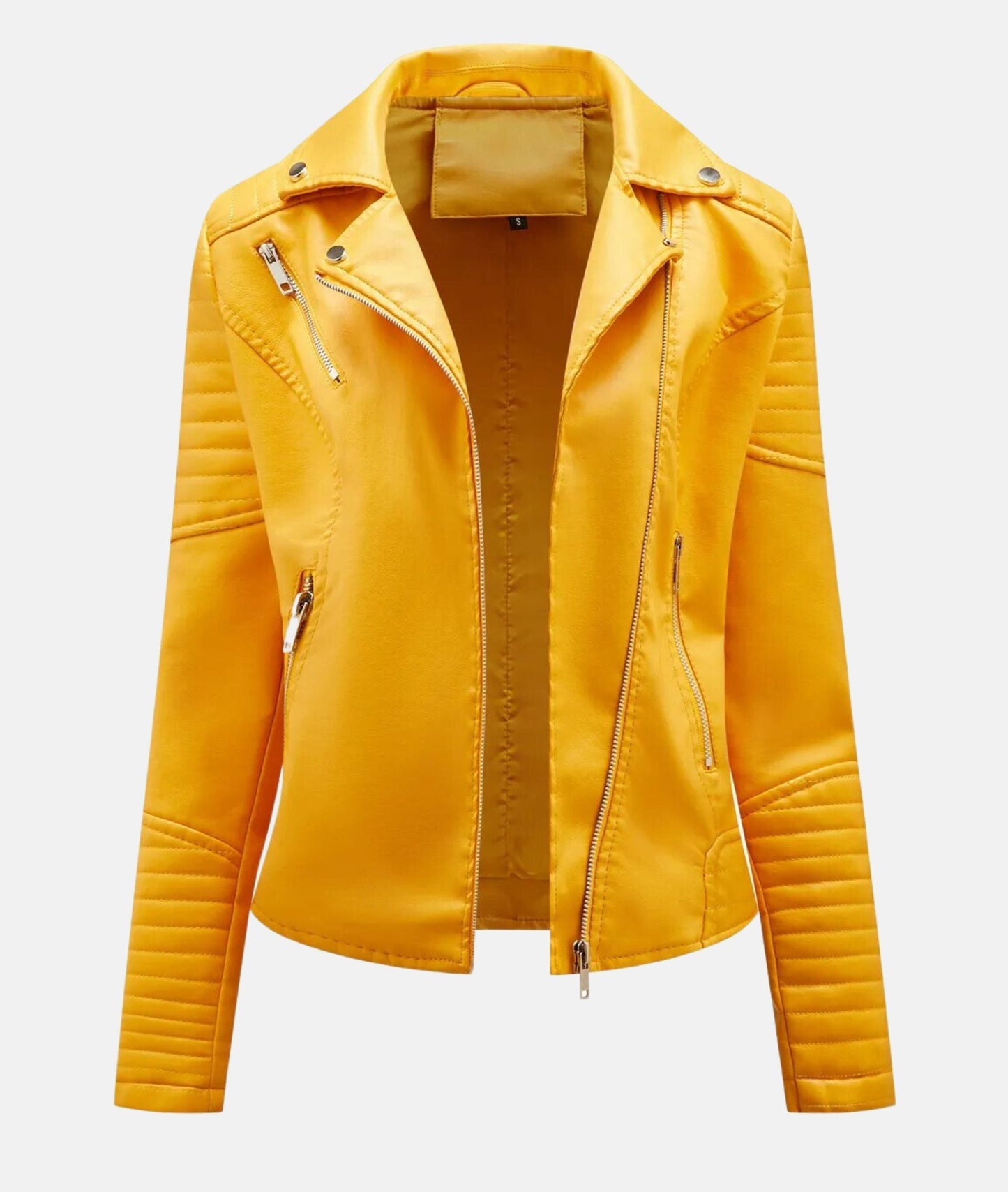 Joline | Trendy Bikerjas met Ritsen
