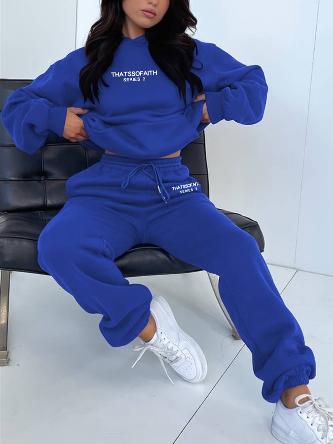 Faylen | Comfortabel Hoodie Tweedelige Joggingset