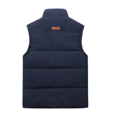 Aelrik | Heren Warm Vest | Gevoerde Ritssluiting