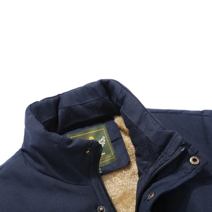Aelrik | Heren Warm Vest | Gevoerde Ritssluiting