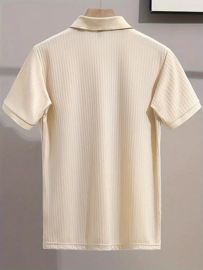 Rendric | Geribde Casual Poloshirt