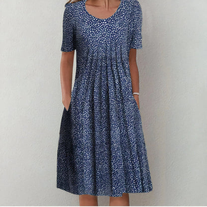 Aelgonde | Dames Casual Jurk | Korte Mouwen