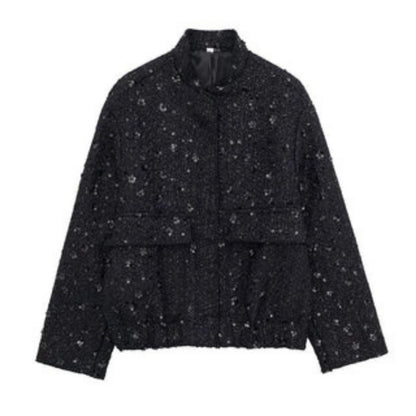 Diederise | Dames Paillettenjas | Button-Up