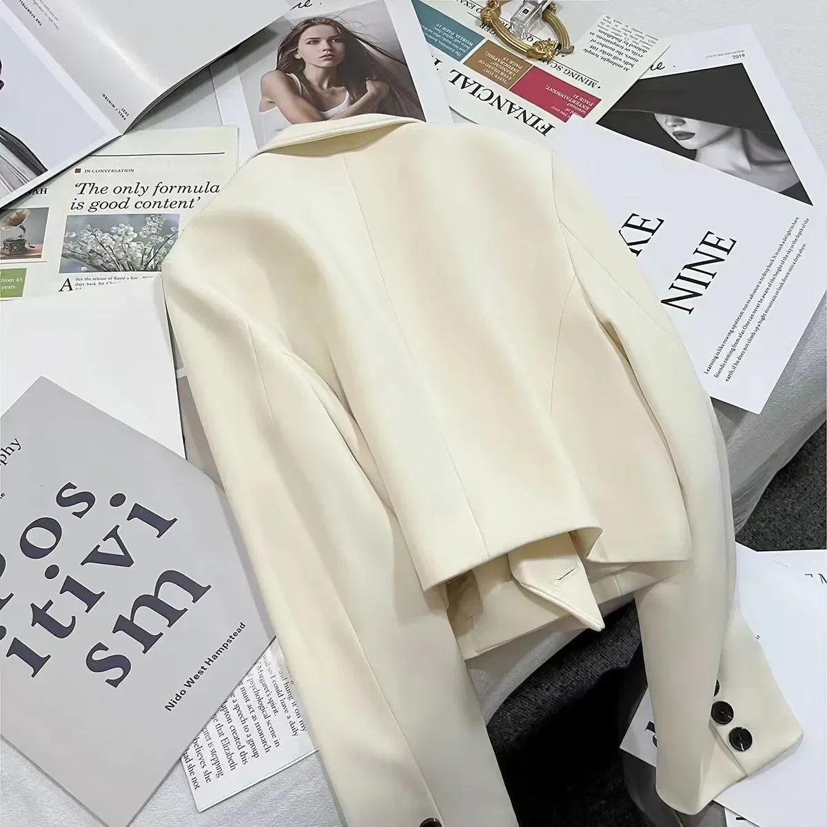 Colene | Cropped Losse Blazer