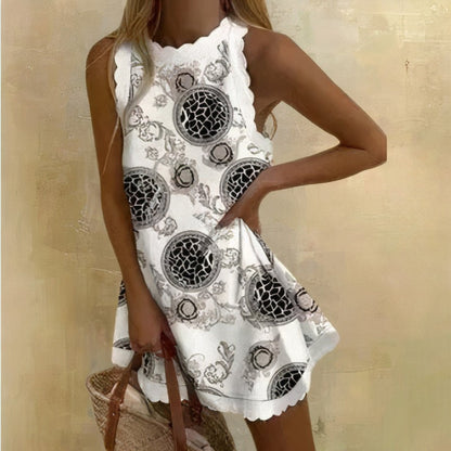 Annemijntje | Dames Mini Jurk | Mouwloos