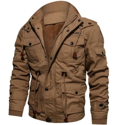 Cammert | Heren Winterjas | Utility Stijl met Zakjes