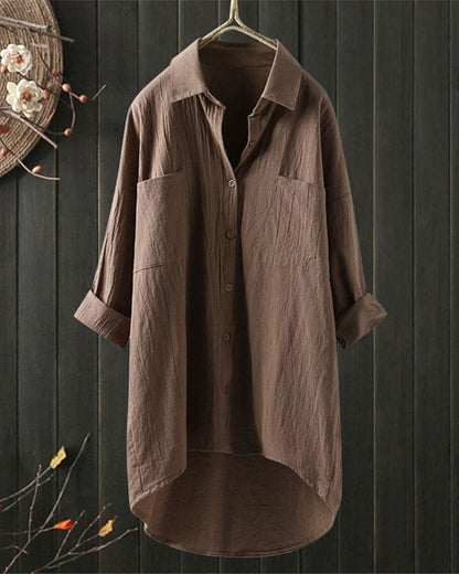 Hanneke - Klassiek Losvallende Blouse