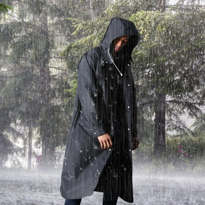 Adriaenrick | Heren Lange Regenjas | Waterdicht met Capuchon