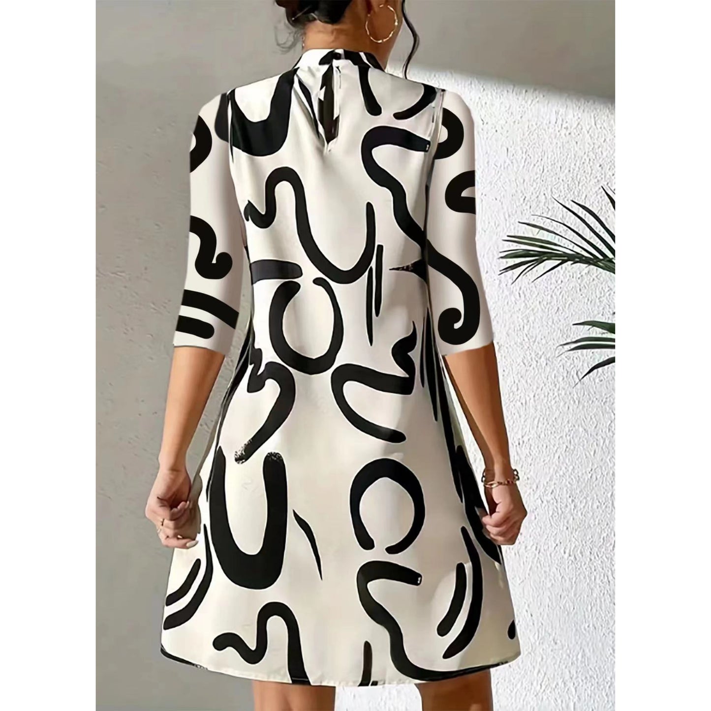 Dames Comfortabele Jurk | Stijlvol