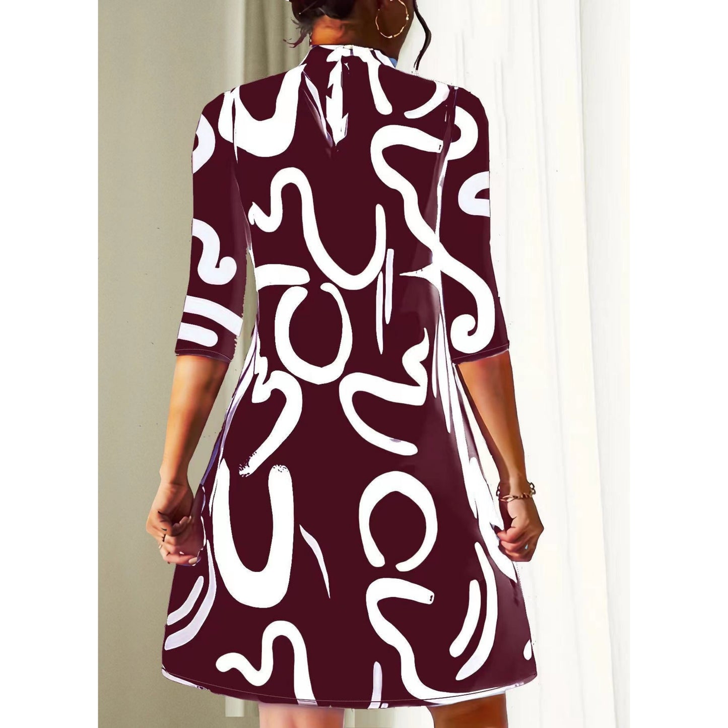 Dames Comfortabele Jurk | Stijlvol