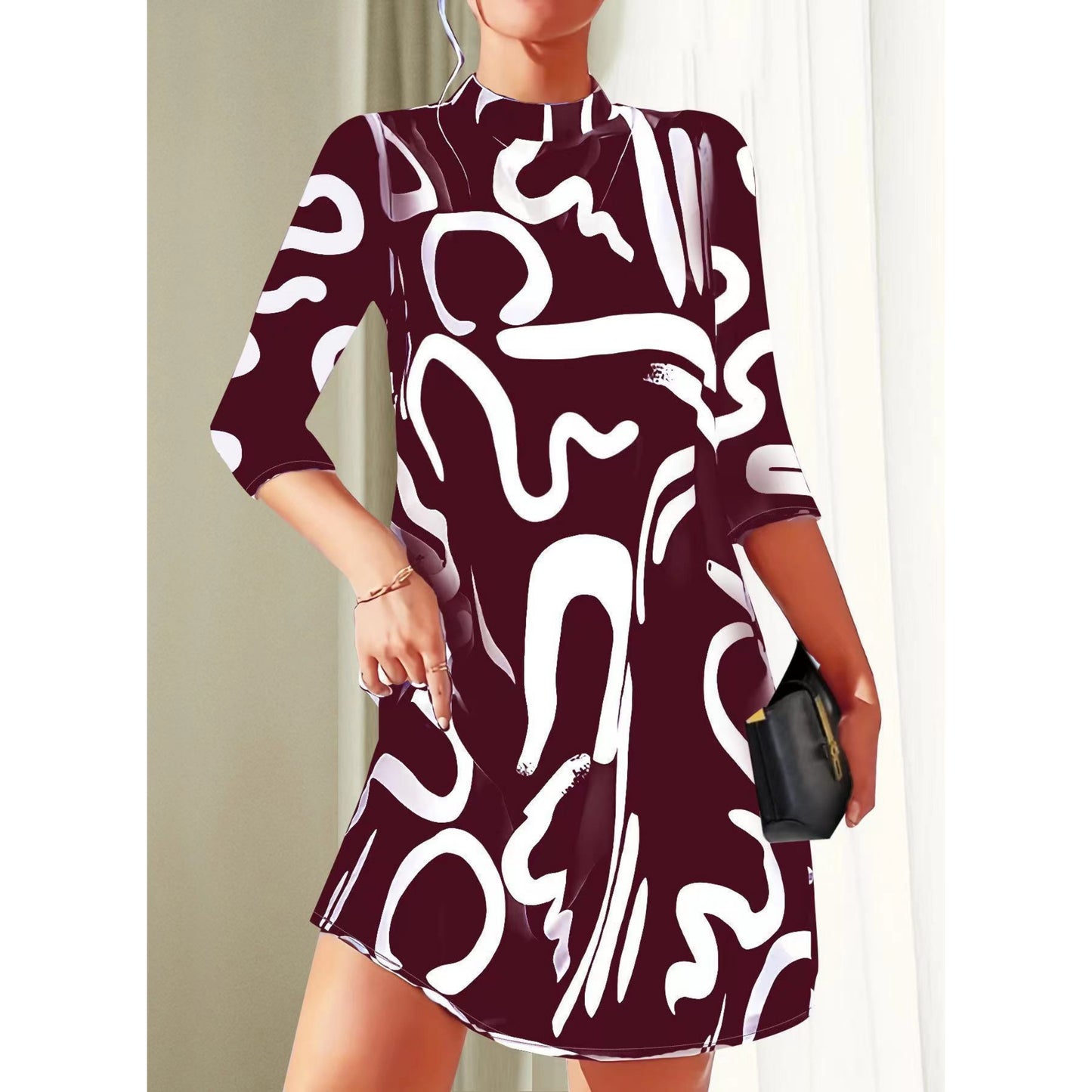 Dames Comfortabele Jurk | Stijlvol
