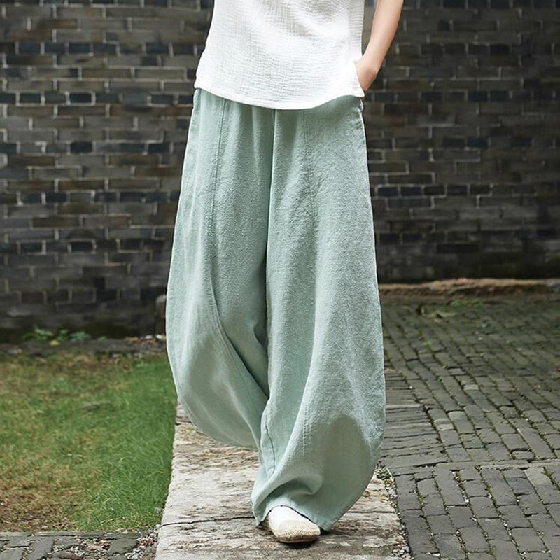 Gwenlli | Comfortabele Loszittende Wijde Broek