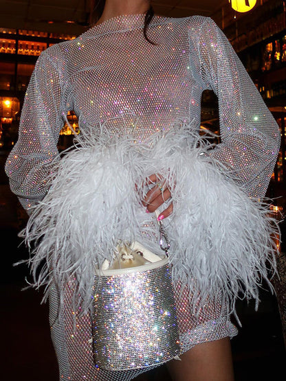 Iliana | Feestelijke Glitterjurk Voor Avond