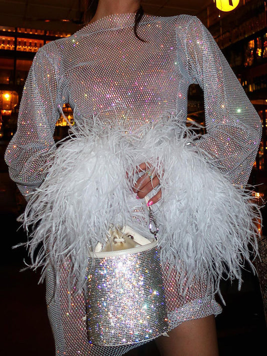 Iliana | Feestelijke Glitterjurk Voor Avond