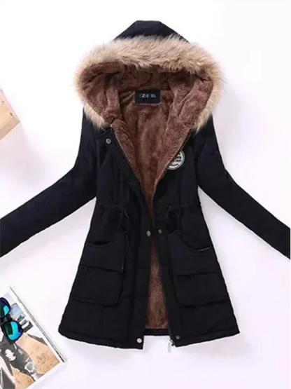 Daffodil | Warme Parka met Rits