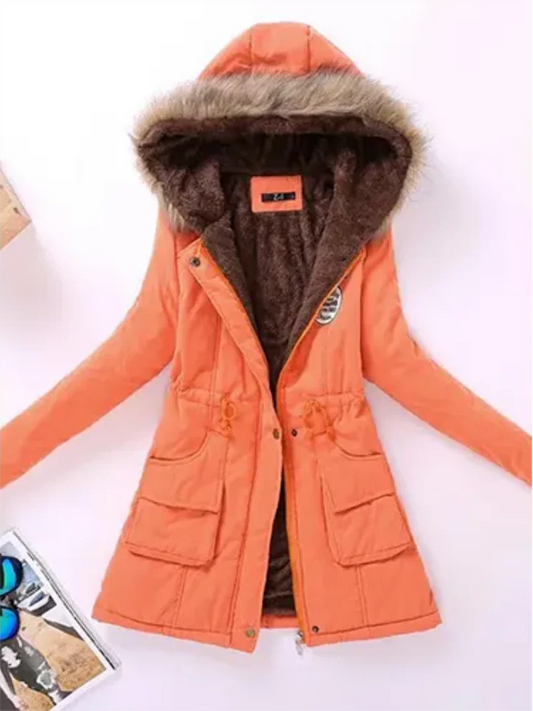 Daffodil | Warme Parka met Rits