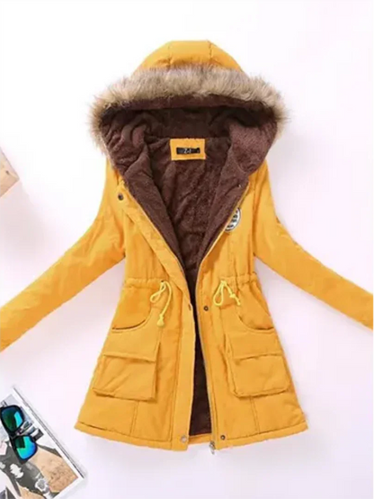 Daffodil | Warme Parka met Rits