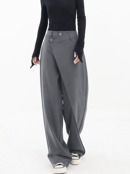 Arlette | Asymmetrische Wijde Broek