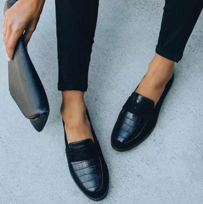 Marjan | Klassieke Krokodillenprint Loafers