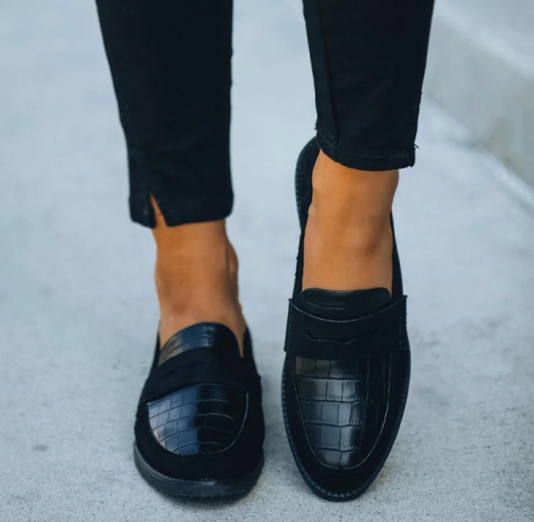 Marjan | Klassieke Krokodillenprint Loafers