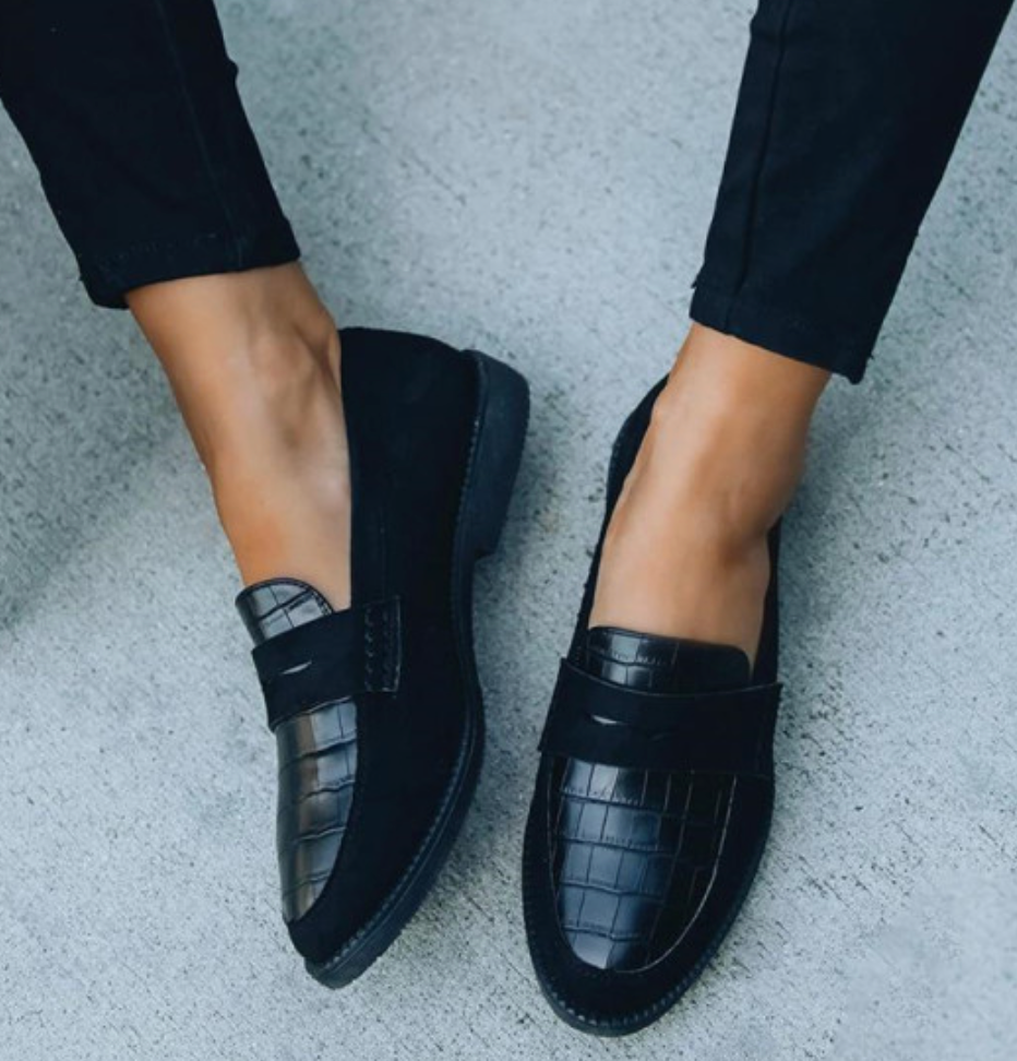 Marjan | Klassieke Krokodillenprint Loafers