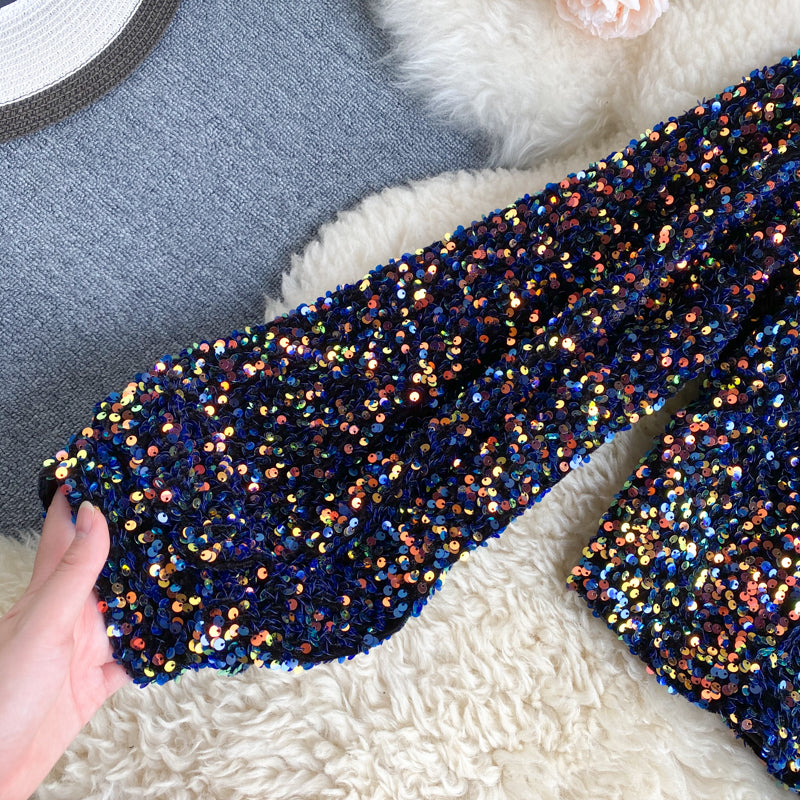 Mies | Glitterende Schoudertop