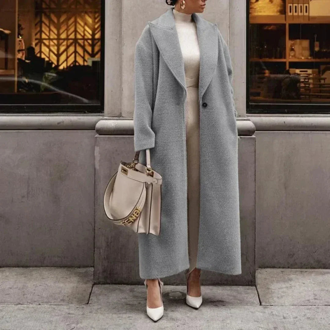Serilynn | Trendy Lange Winter Mantel