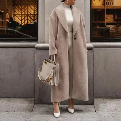 Serilynn | Trendy Lange Winter Mantel