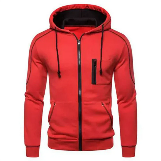 Abel | Casual Hoodie met Ritssluiting