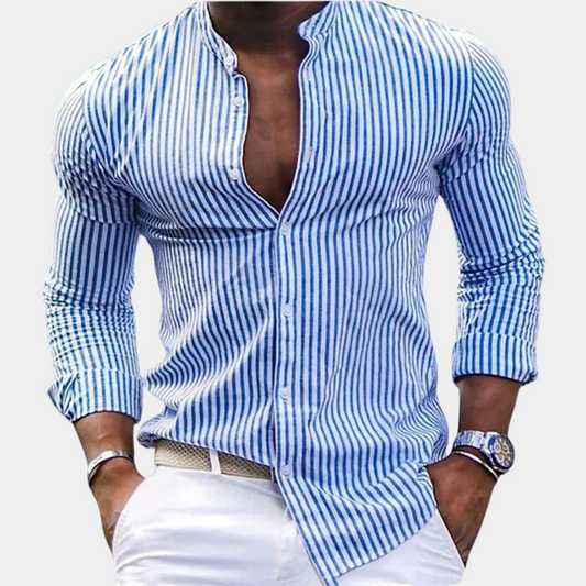 Zorion | Modern Gestreept Casual Shirt