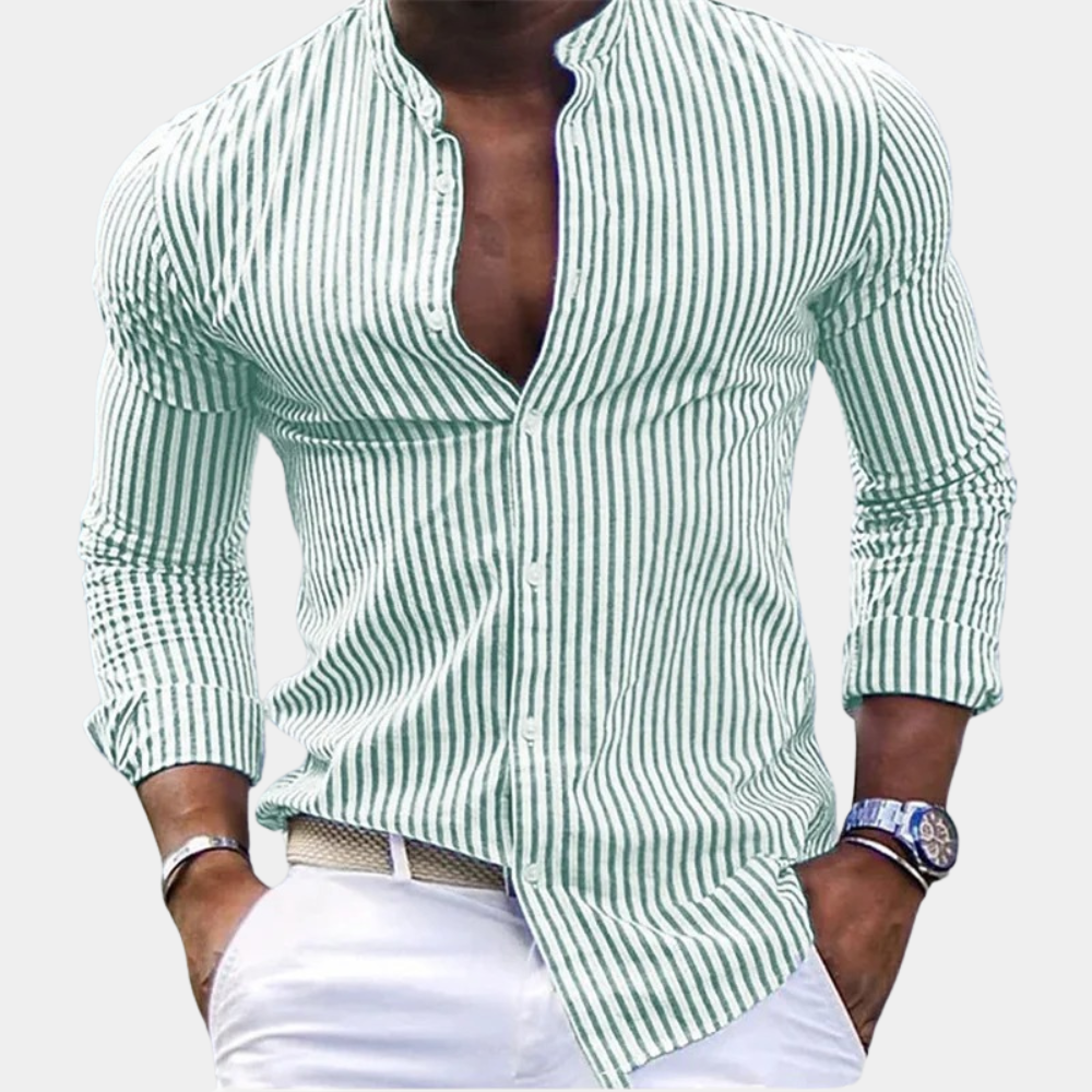 Zorion | Modern Gestreept Casual Shirt